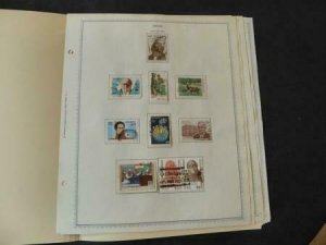 India 1983-1986 Stamp Collection on Album Pages