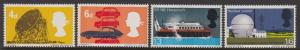 466-69p 1966 British Technology Phoshor MNH