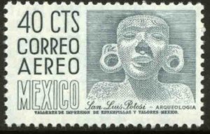 MEXICO C471, 40¢ 1950 Defin 9th Issue Unwmkd Fosfo Glazed. MINT, NH. F-VF.