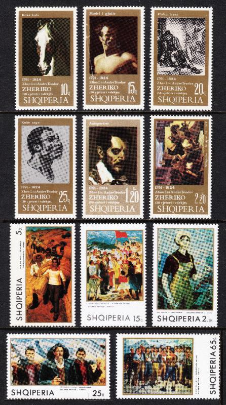 ALBANIA — SCOTT 1314//1826 — 1970-77 SETS — MH/MNH — SCV $32.90