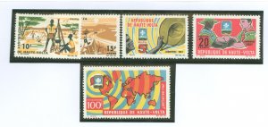 Burkina Faso (formerly Upper Volta) #168-169/177-178/C41 Mint (NH) Single (Complete Set) (Scouts)