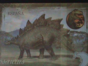 ​SPAIN-2021 DINOSAU-$20 DINO-POLIMER NOTE UNC-COLLECTIBLE-VF PICTORIAL BEAUTIFUL