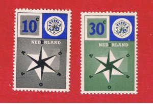 Netherlands #372-373  MNH OG  United Europe  Free S/H