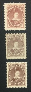 MOMEN: NEWFOUNDLAND SC #41-43 MINT OG NH LOT #61085