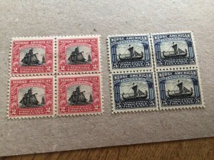 United States 1925 Norse American mounted mint guide line stamps blocks A12343