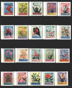 Indonesia. 1954. to the detriment of collectors. Flowers flora. MNH.