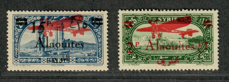 Alaouites Sc#C20-C21 M/H/VF, Complete Set, Cv. $62.25