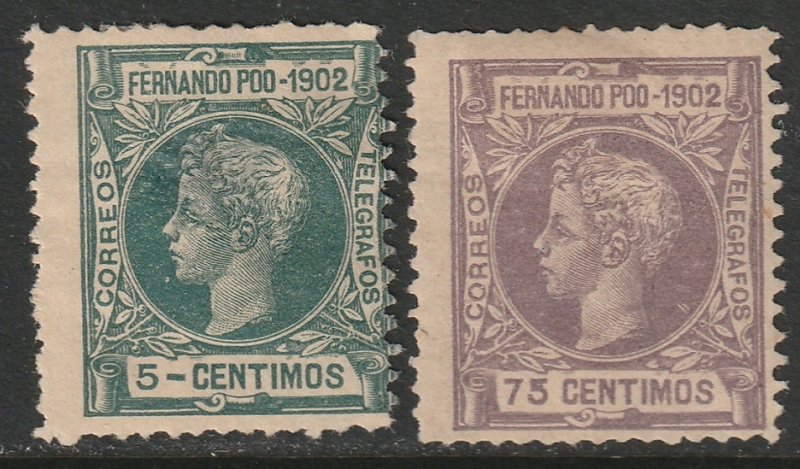 Fernando Po Sc 104,108 from set MH