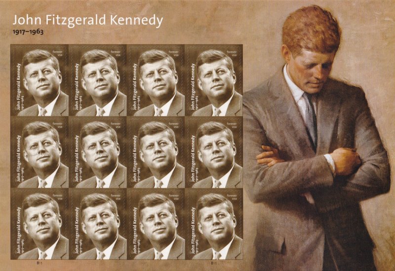U.S.: Sc #5175, John F Kennedy, Forever Stamps, MNH, Sheet of 12 (S30012)