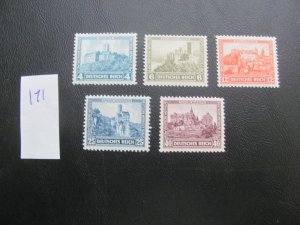 Germany 1932 MNH SC B44-48  SET  VF/XF 180 EUROS (171)