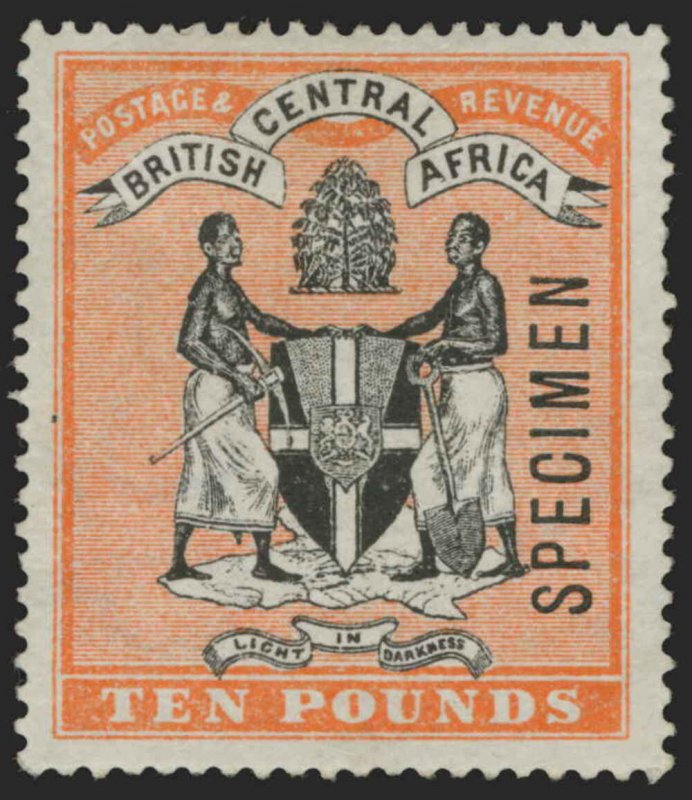 British Central Africa Scott 41s Gibbons 41s Specimen