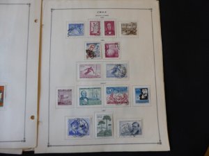 Chile 1949-1980 Mint/Used Stamp Collection on Album Pages