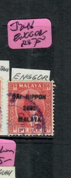 MALAYA JAPANESE OCCUPATION PERAK (P2508B) DN 8C SG J 248  ENGGOR  VFU