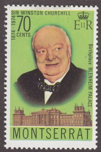 Montserrat 313 Sir Winston Churchill 1974