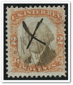 R135 2¢ Third Issue Documentary Stamp (1871) Used