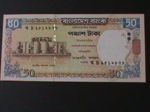 ​BANGLADESH-2003 BANGLADESH BANK-50-TAKA-UNCIRULATED NOTE-VERY FINE-LAST ONE
