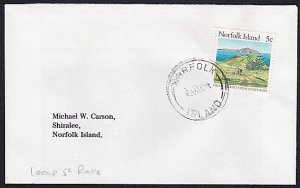 NORFOLK IS 1990 local cover : 5c rate .....................................A7956