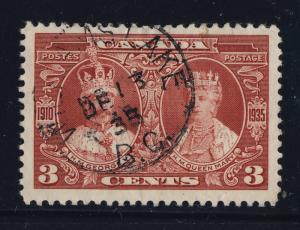 CANADA - 1935 - WILLIAMS LAKE / B.C. CANCEL ON SG 337 - VERY FINE