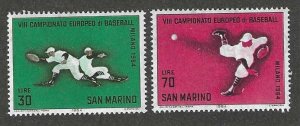 San Marino 604-605  Complete  MNH SC:$.60