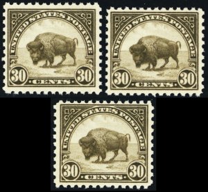 569, Mint VF NH 30¢ Group of Three Stamps! CV $150 * Stuart Katz