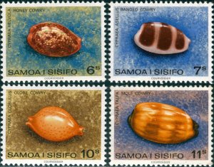 Samoa 1978 SG520-523 Shells MNH 