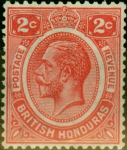 British Honduras 1926 2c Rose-Carmine SG128 Fine MNH (2)