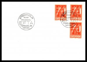 Sweden 717-718 U/A FDC