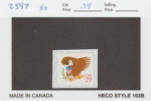 Scott# 2597 1992 29c Eagle and Shield Issue XF MNH