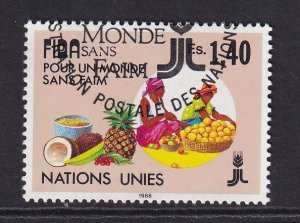 United Nations Geneva  #163 cancelled  1988  agricultural development 1.40fr