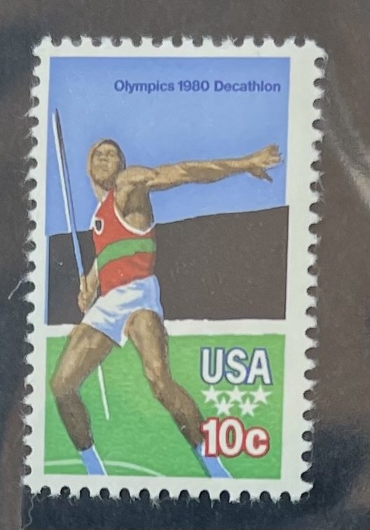 US  Mint 1979 10c Olympics 1980 Decathlon single 1790