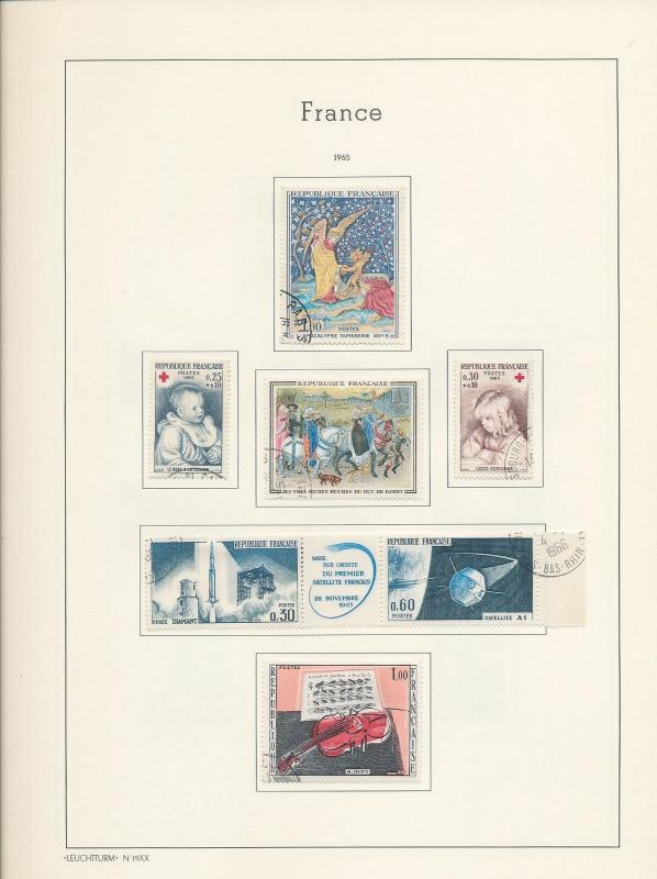 FRANCE 1960/75 Used Lighthouse Album Collection(500+)ALB819