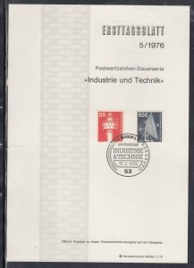 Ersttagsblatt 5/76 Scott 1172/1192  - 1976 Definitive Issues