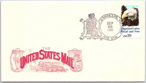 US SPECIAL EVENT COVER AMERICAN PHILATELIC SOCIETY SHOW AT SPOKANE WASH 1980-H
