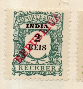 Portuguese India 1933-34 Issue Fine Mint Hinged 2r. Republica Optd NW-265469