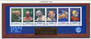 Alderney 1998 Diving Club Mini Sheet SGMSA115 Unmounted Mint