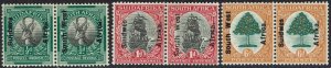 SOUTH WEST AFRICA 1926 PICTORIAL OVERPRINTED SET PAIRS