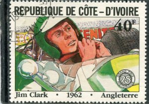 JIM CLARK British Racing Driver 1962 1 value Perforated Fine used VF