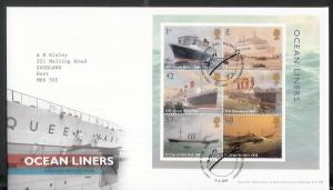 GB - 2004 Ocean Liners (FDC)