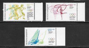 Germany Scott B620-22 MNHOG - 1984 German Sports Foundation - SCV $7.05