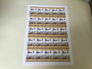 Nevis Stourbridge Lion Railway Locomotive Train MNH full  stamps sheet 49495 