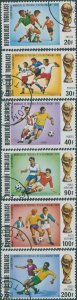 Togo 1974 SG982-987 World Cup Football set FU