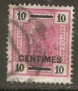 Austria Off Crete 2 Mi 2 Used VF 1903 SCV $5.00