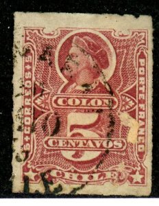 Chile, Scott #22, Used