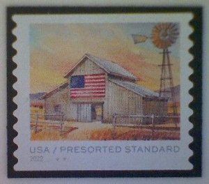 United States, Scott #5687, used(o), 2022 pre-sorted mail, Barn (10¢)