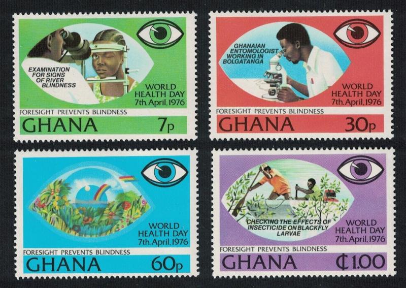 Ghana Prevention of Blindness 4v SG#782-785