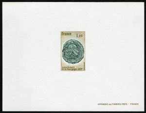 France, 1950-Present #1553 (YT 1944) Cat€35, 1977 Arms of Burgundy, epreuve...