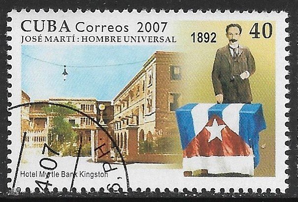 Cuba # 4698 - José Marti in Kingston - unused / CTO....{R27}
