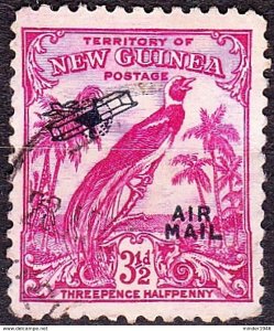 NEW GUINEA 1934 3.5d Aniline Carmine SG194a Used