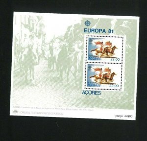 Portugal-Azores 322a Souvenir Sheet. Lot of  40 Cat.180.00. Wholesale.