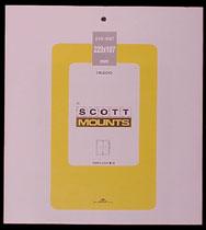 Scott Mounts Clear, 223/187 mm (pkg 3) (01006C)